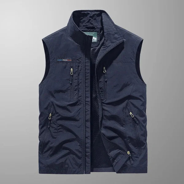 Vincent | Multi-Pocket Breathable Classic Cargo Gilet