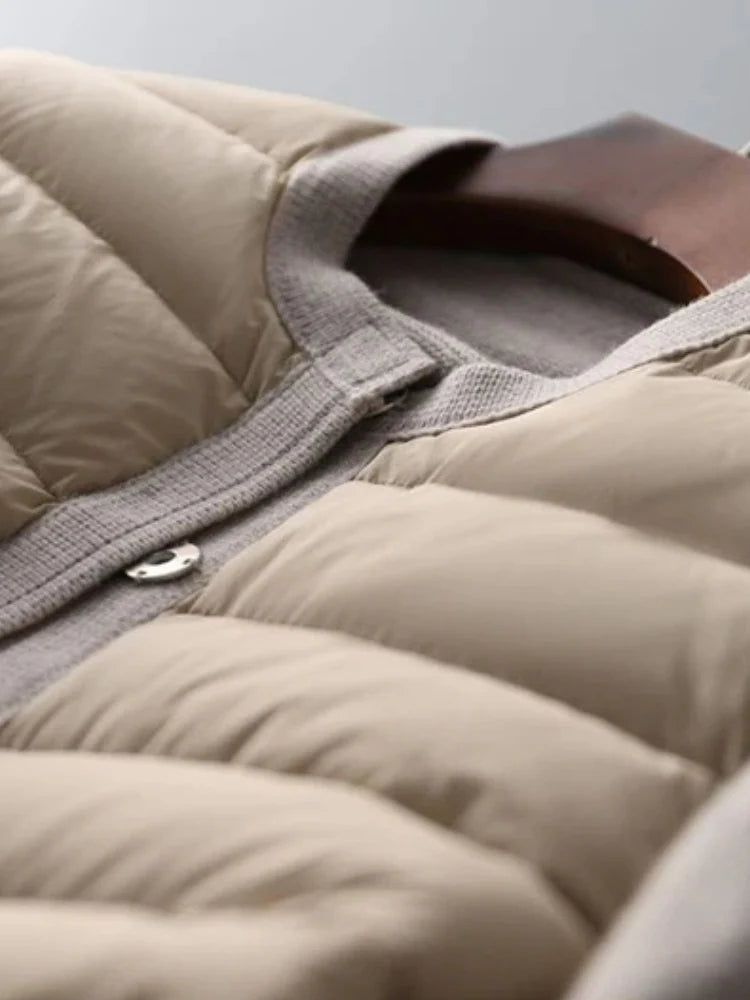 Ella Quilted Rib Mix Jacket