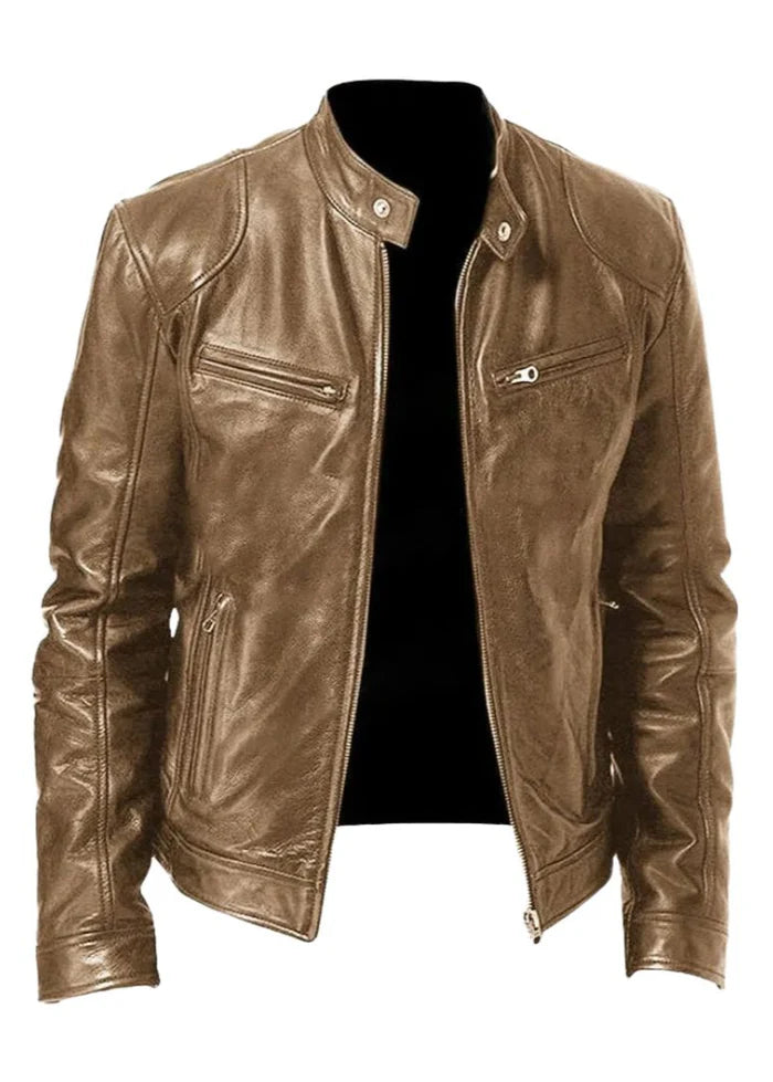 James | Men's Handcrafted Leather Jacket