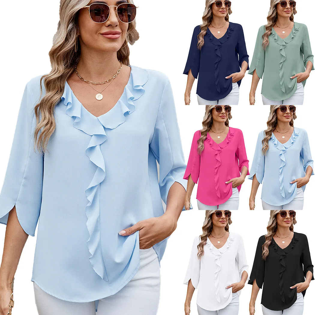 AGNES | Ruffle Charm Blouse