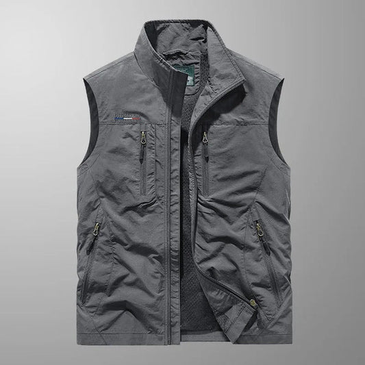 Vincent | Multi-Pocket Breathable Classic Cargo Gilet