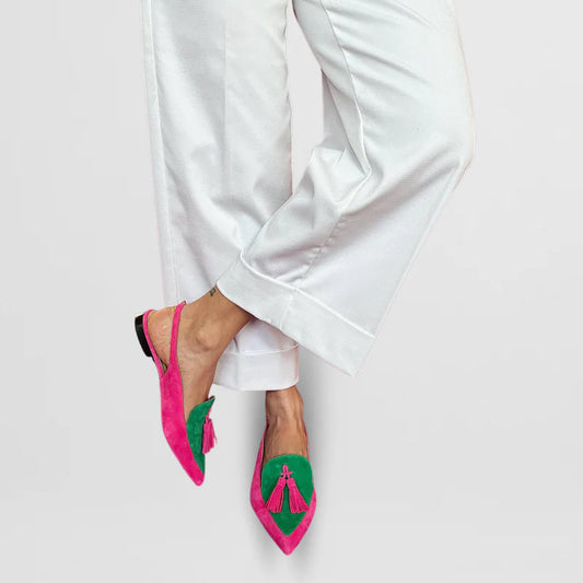 Fleur | Pointed Cheerful Loafers