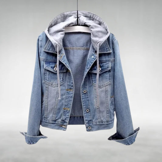 CARA / DENIM HOODIE JACKET
