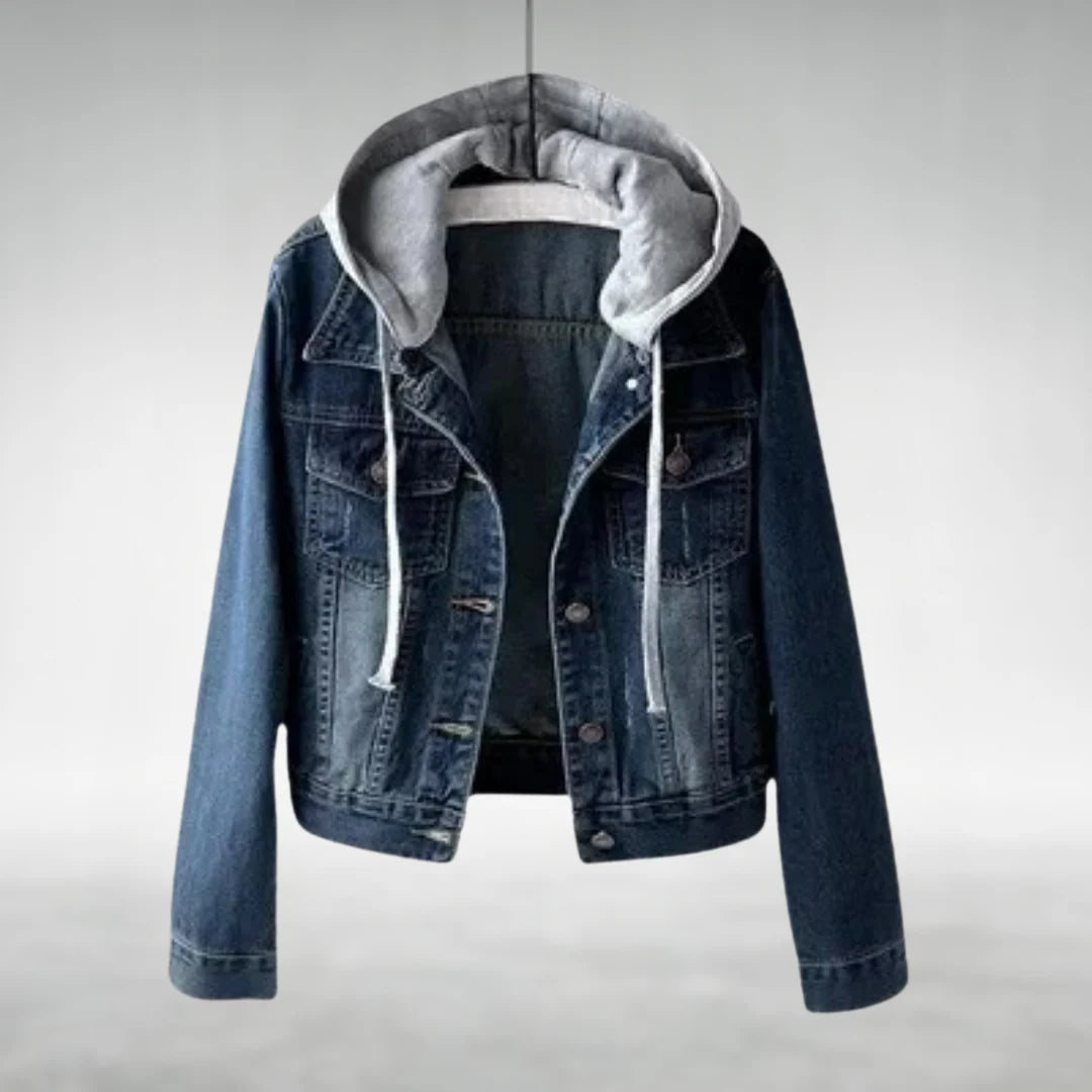 CARA / DENIM HOODIE JACKET