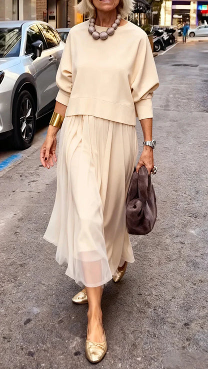 Zanelia | Elegante trui-jurk van tule