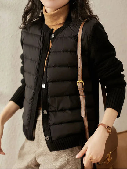 Ella Quilted Rib Mix Jacket