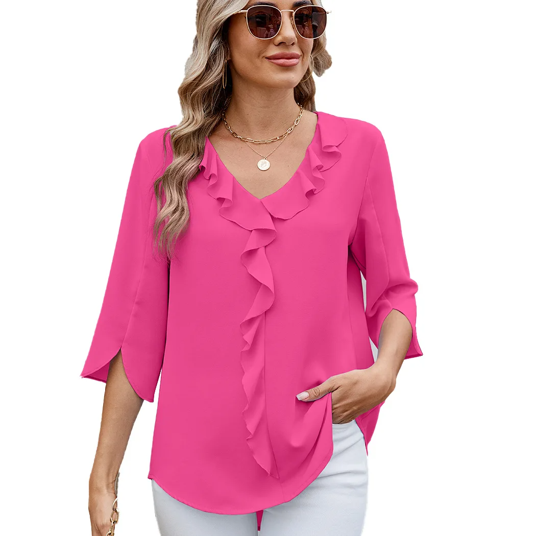 AGNES | Ruffle Charm Blouse