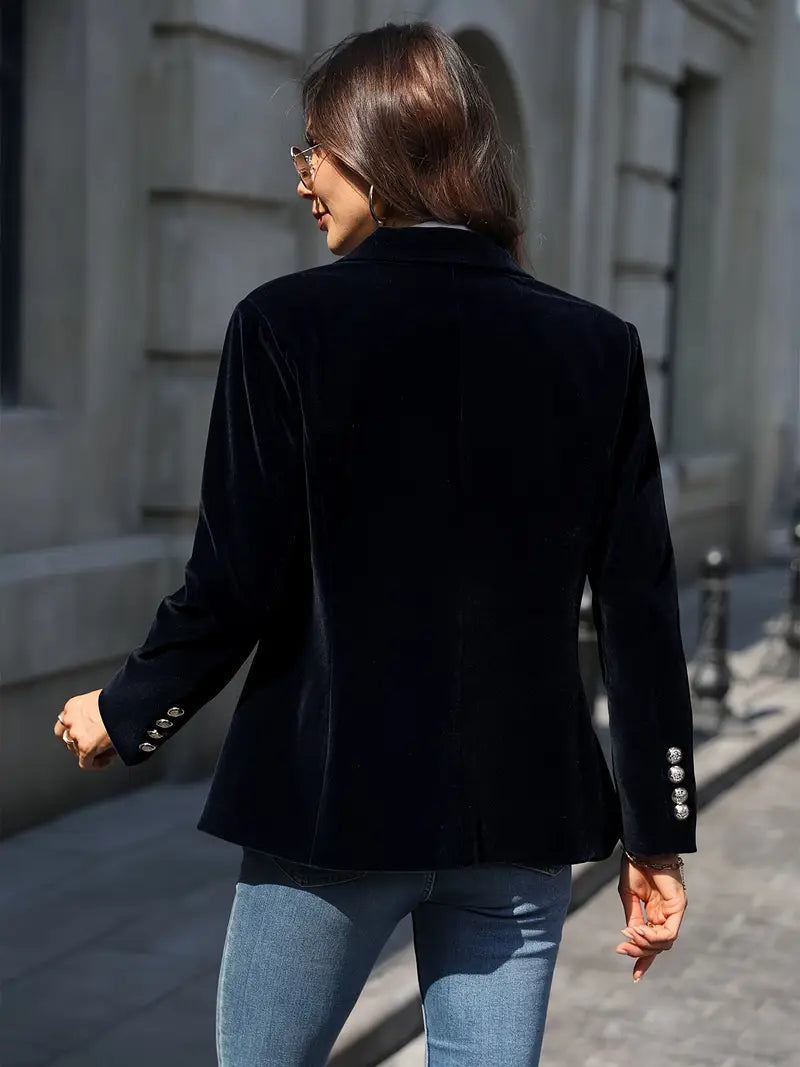 AMELIA | ELEGANT VELVET BLAZER