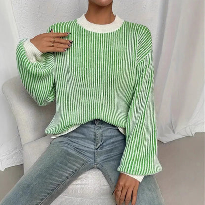 Amélie Gestreepte Gebreide Trui