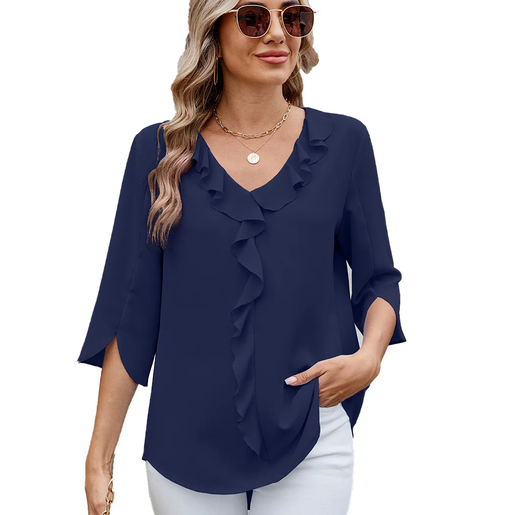AGNES | Ruffle Charm Blouse