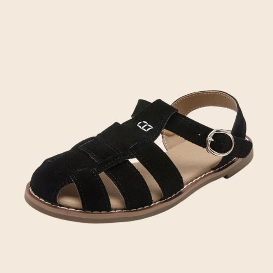 DAXIA | VINTAGE STRAP FLAT SANDALS