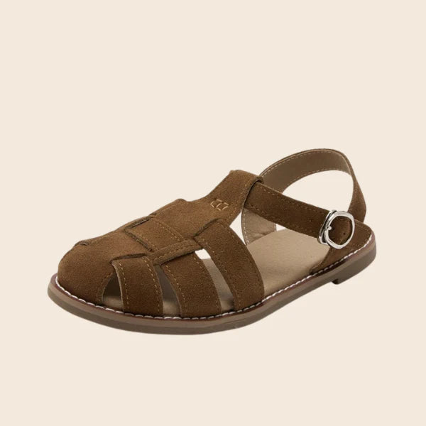 DAXIA | VINTAGE STRAP FLAT SANDALS
