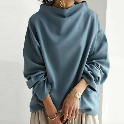 Elly | High-Neck Soft Knit Top