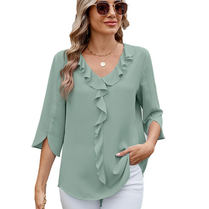 AGNES | Ruffle Charm Blouse