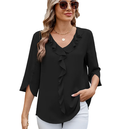 AGNES | Ruffle Charm Blouse