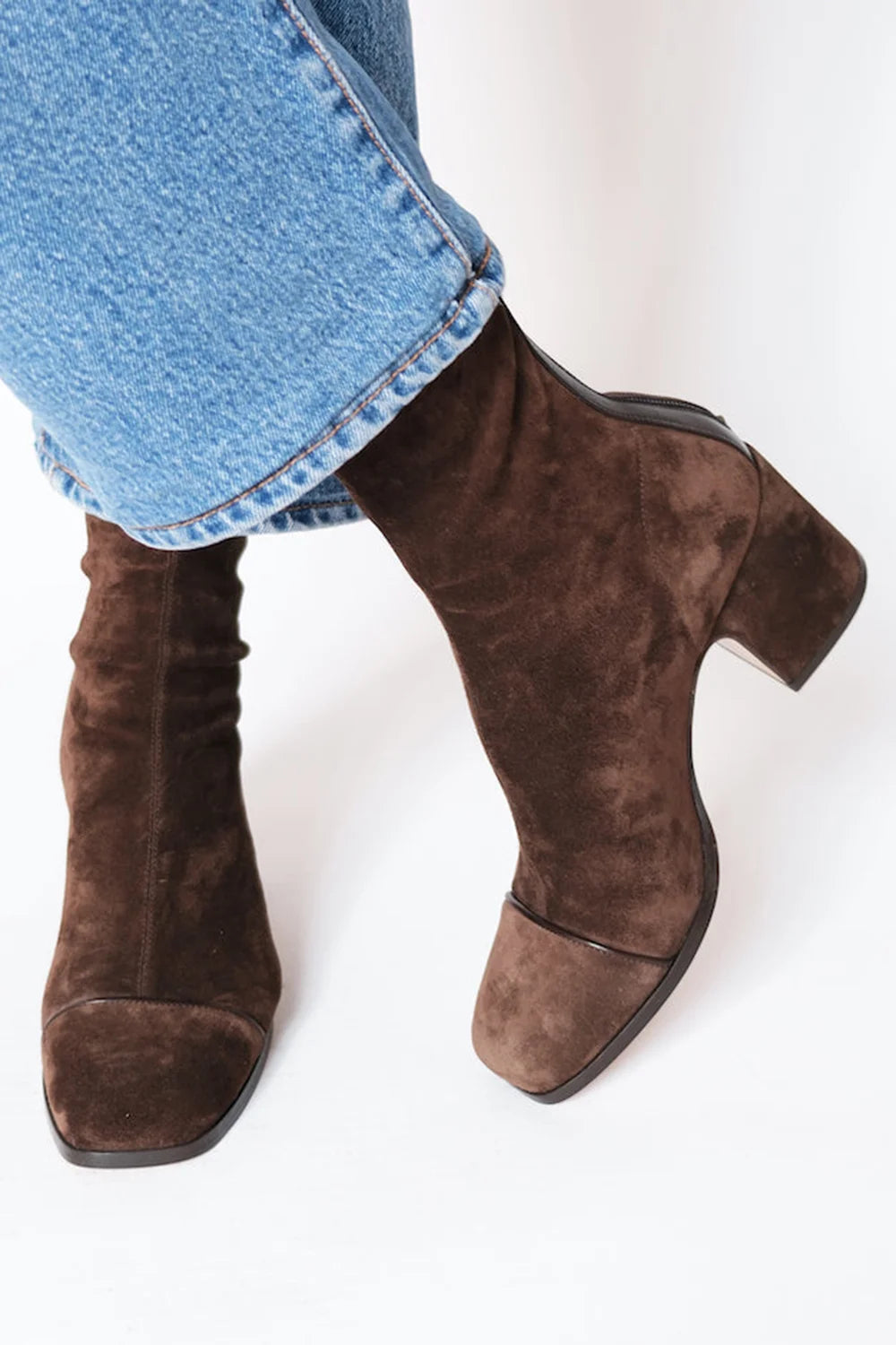 Zara Patchwork Boots