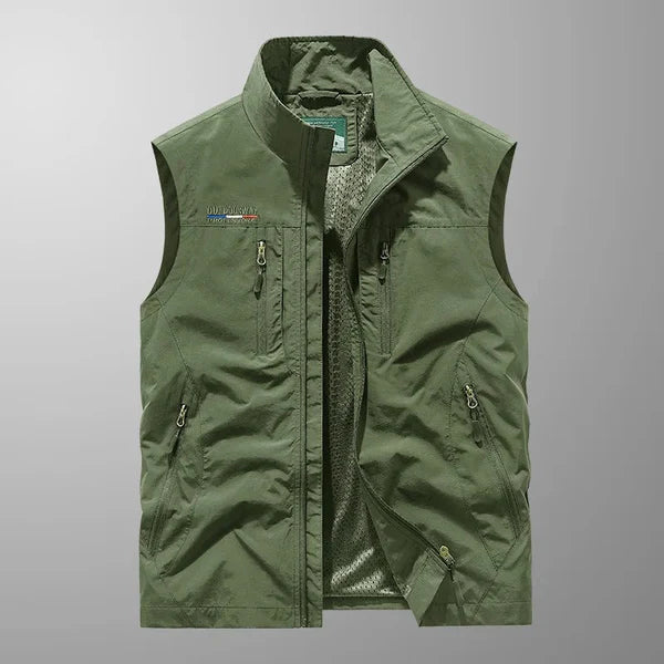 Vincent | Multi-Pocket Breathable Classic Cargo Gilet