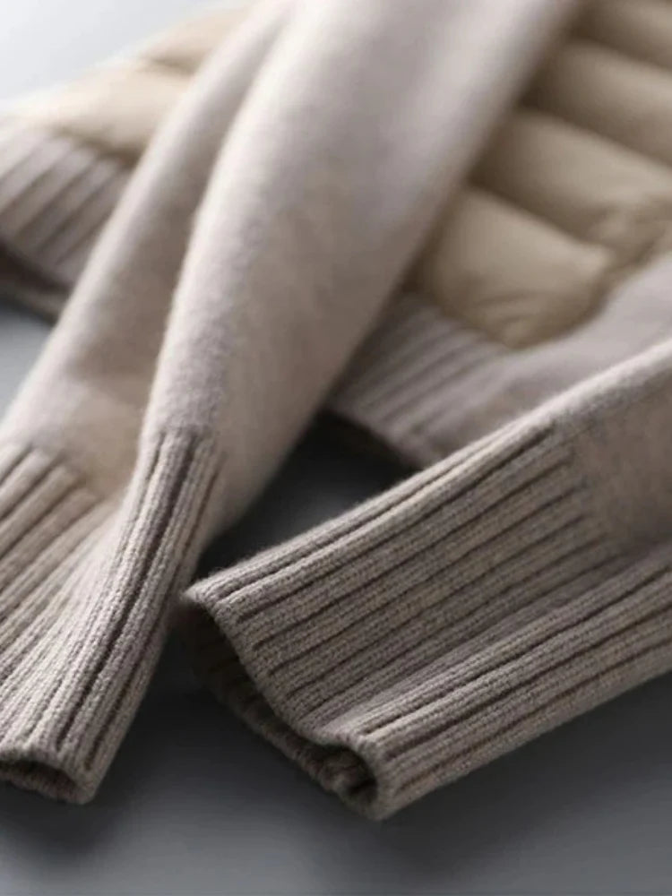 Ella Quilted Rib Mix Jacket