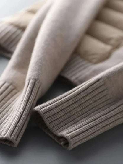 Ella Quilted Rib Mix Jacket