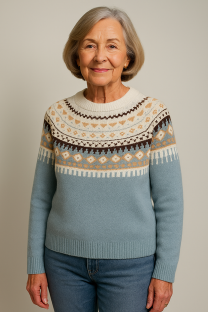 JAYDA | NORDIC PATTERN SWEATER