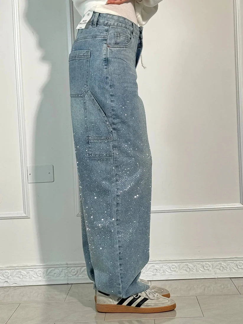 EMILY SHINE BALLOON JEANS