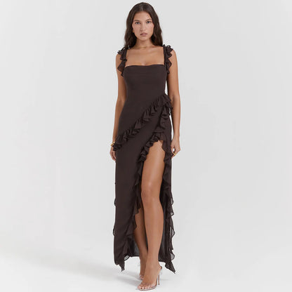 Arianna - Romantic Ruffle Maxi Dress