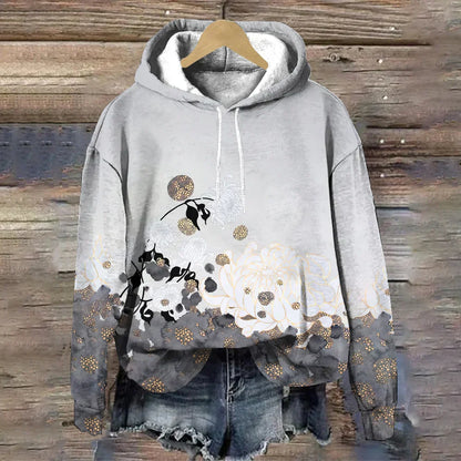 BRYNN | FLORAL PRINT HOODIE