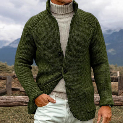 Jett - KNIT CARDIGAN IN COARSE KNIT LOOK