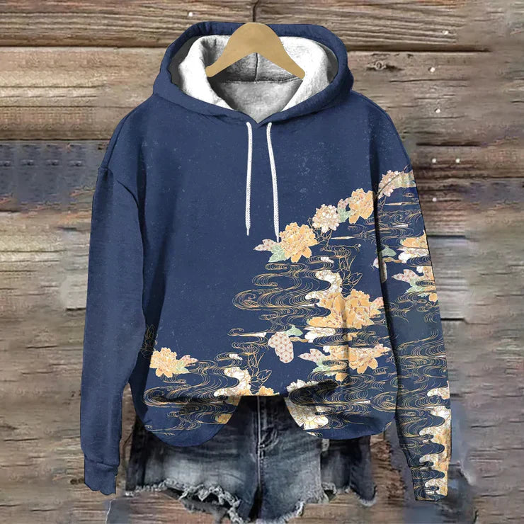 BRYNN | FLORAL PRINT HOODIE