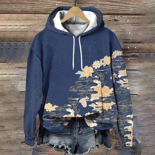 BRYNN | FLORAL PRINT HOODIE