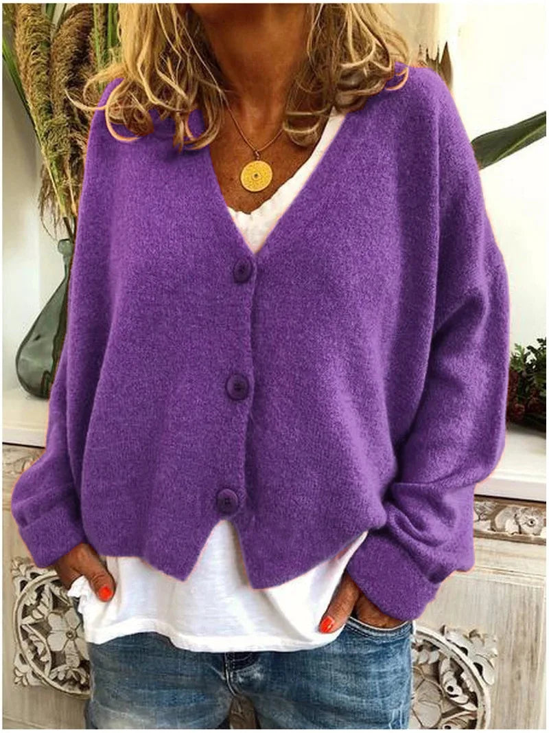 LESLIE | BUTTON FRONT CARDIGAN