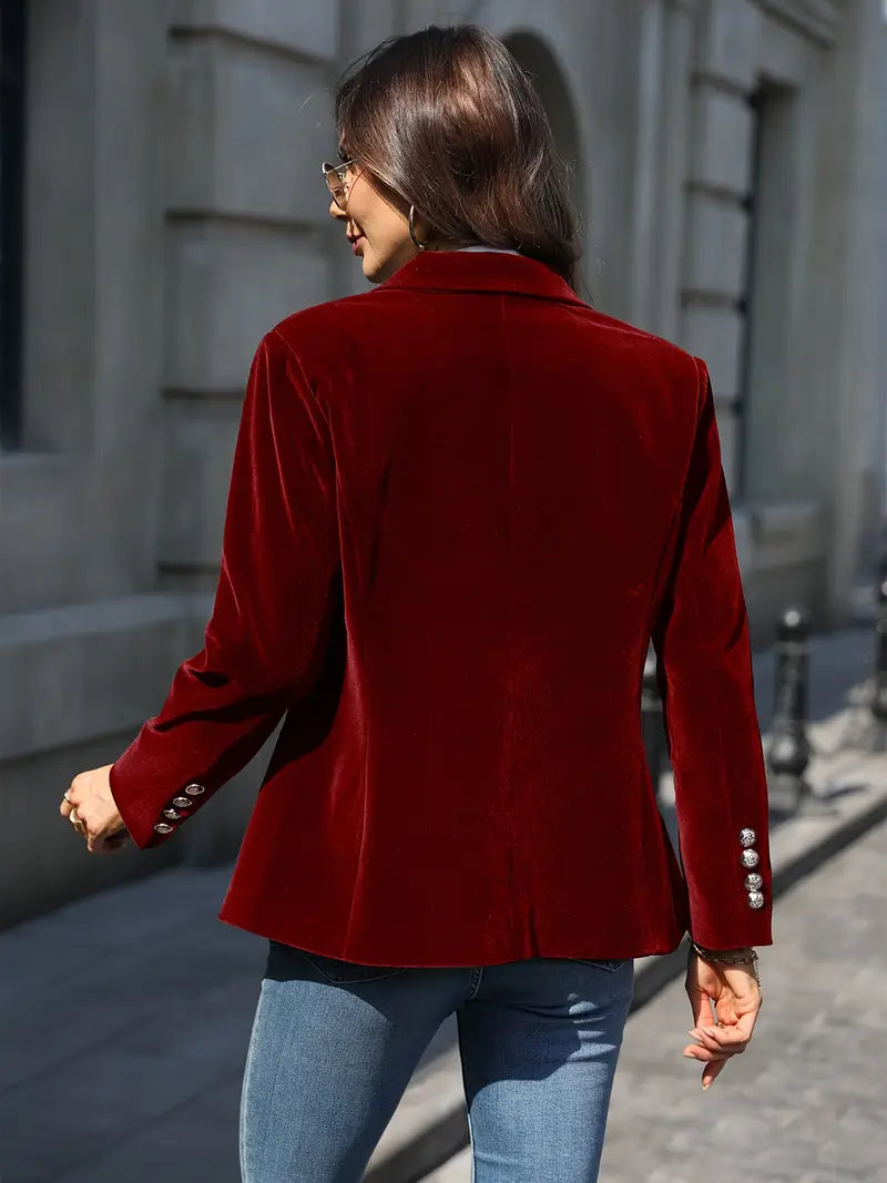 AMELIA | ELEGANT VELVET BLAZER