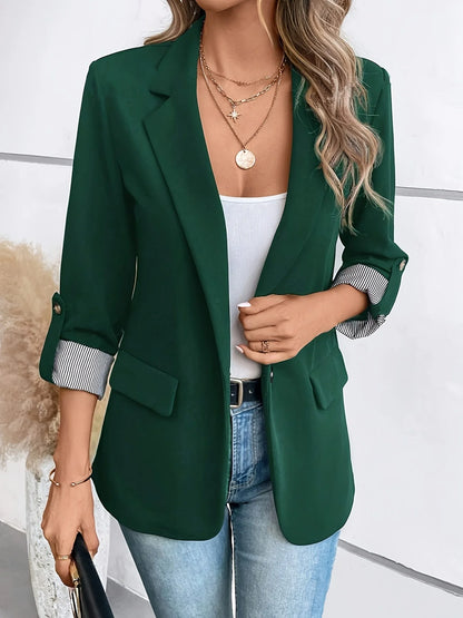 EVELISE | CUFFED SLEEVE BLAZER