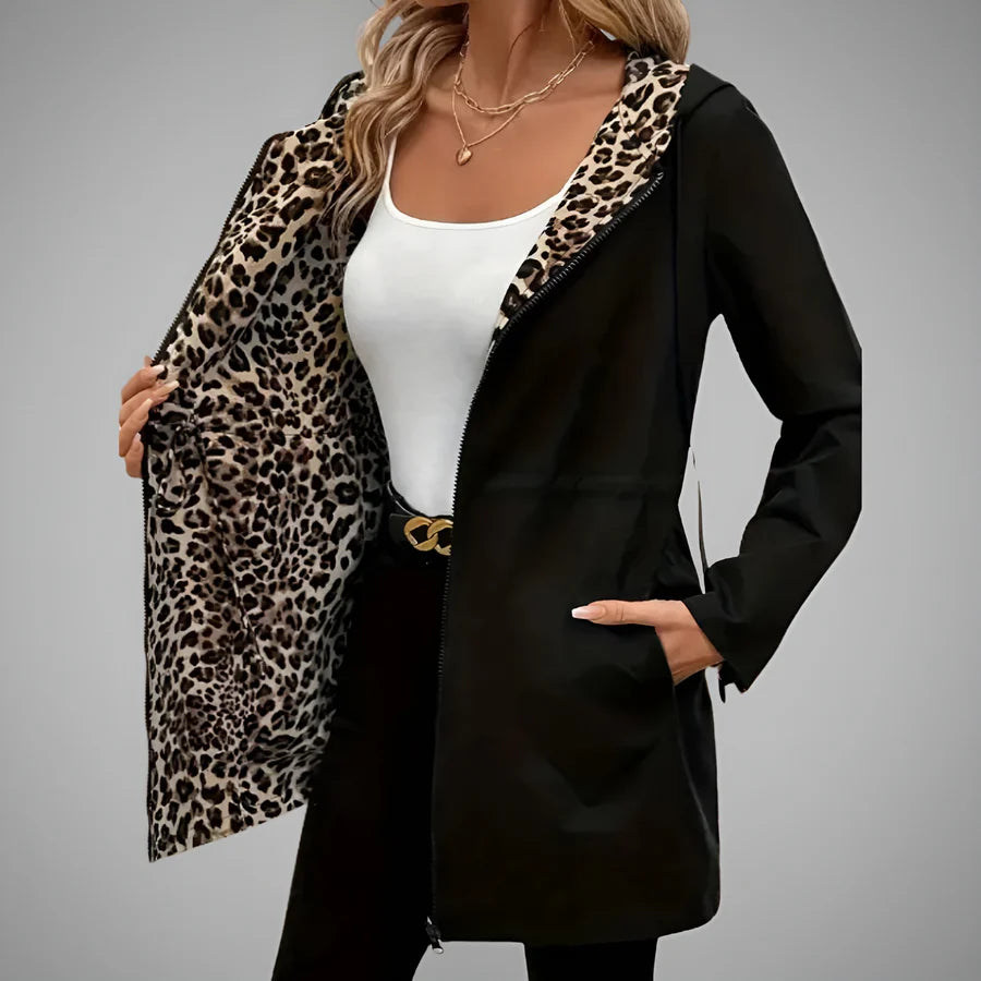 Amara™ | Elegant Reversible Leopard Jacket