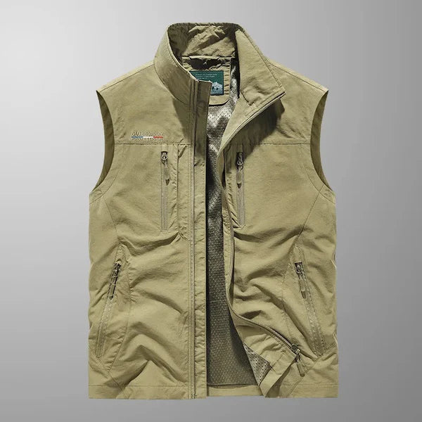 Vincent | Multi-Pocket Breathable Classic Cargo Gilet