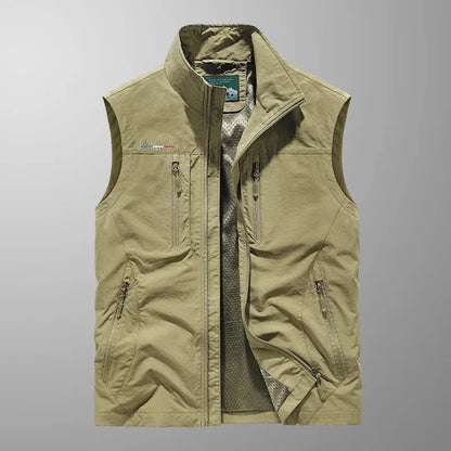 Vincent | Multi-Pocket Breathable Classic Cargo Gilet