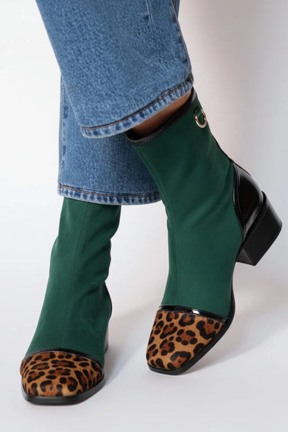 Zara Patchwork Boots