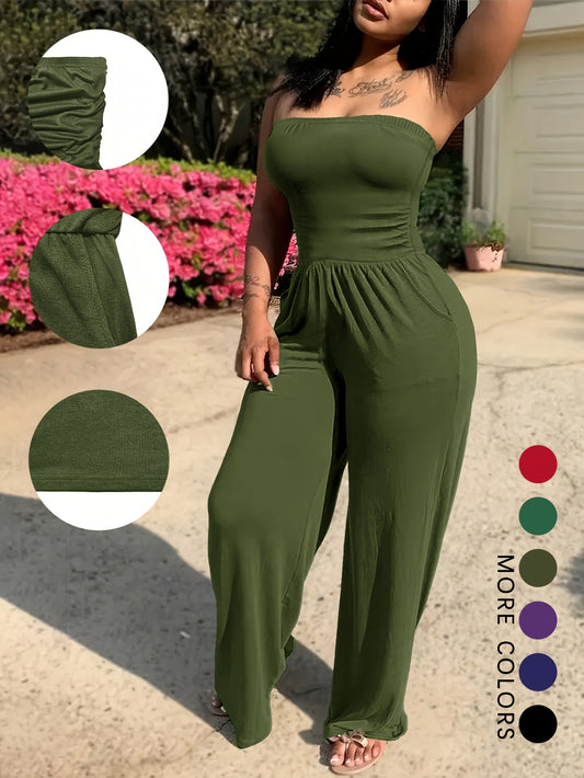 The Sahara Strapless Jumpsuit