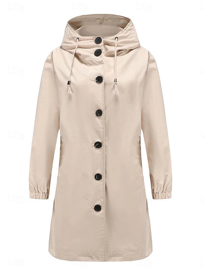Amara Waterafstotende Trenchcoat met Capuchon