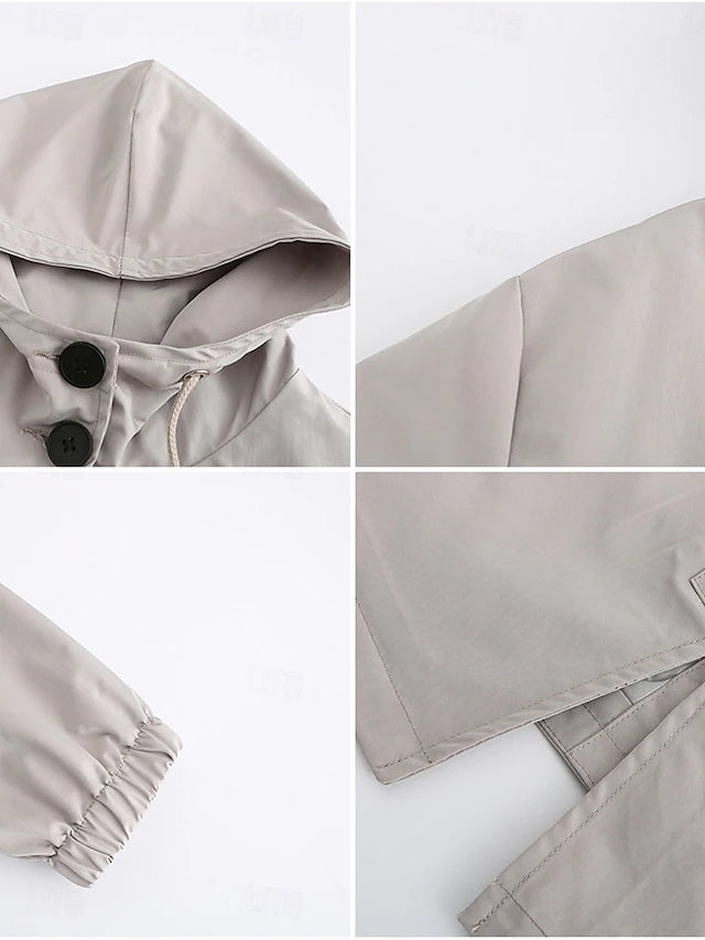 Amara Waterafstotende Trenchcoat met Capuchon