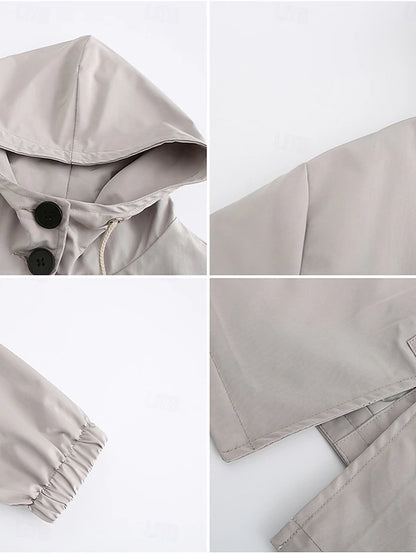 Amara Waterafstotende Trenchcoat met Capuchon