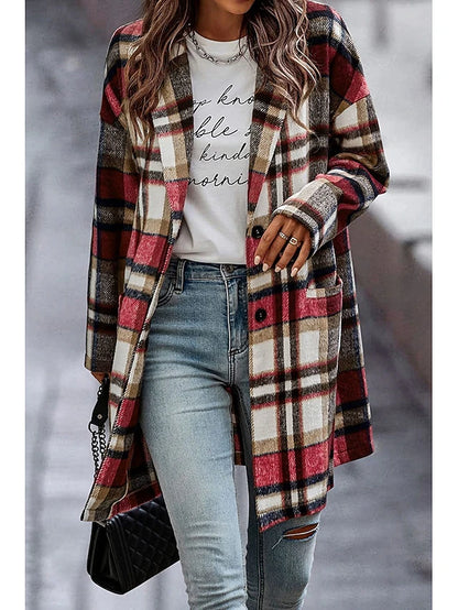 Camille Geruite Halflange Mantel