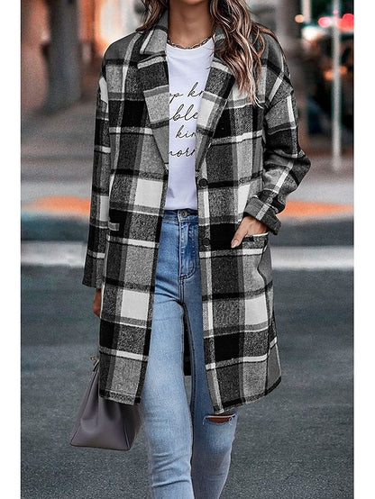 Camille Geruite Halflange Mantel