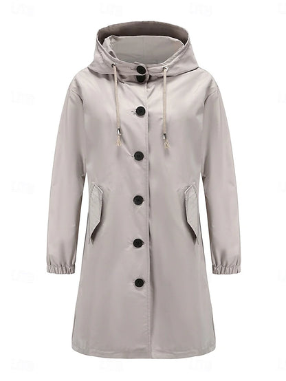 Amara Waterafstotende Trenchcoat met Capuchon