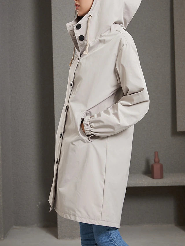 Amara Waterafstotende Trenchcoat met Capuchon